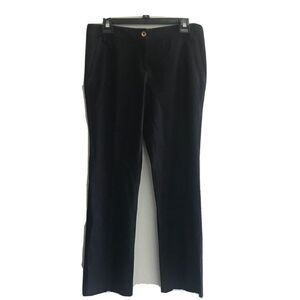 Miu Miu Women Trouser Wool Pants Straight Black 40 US 4 Pockets Zip